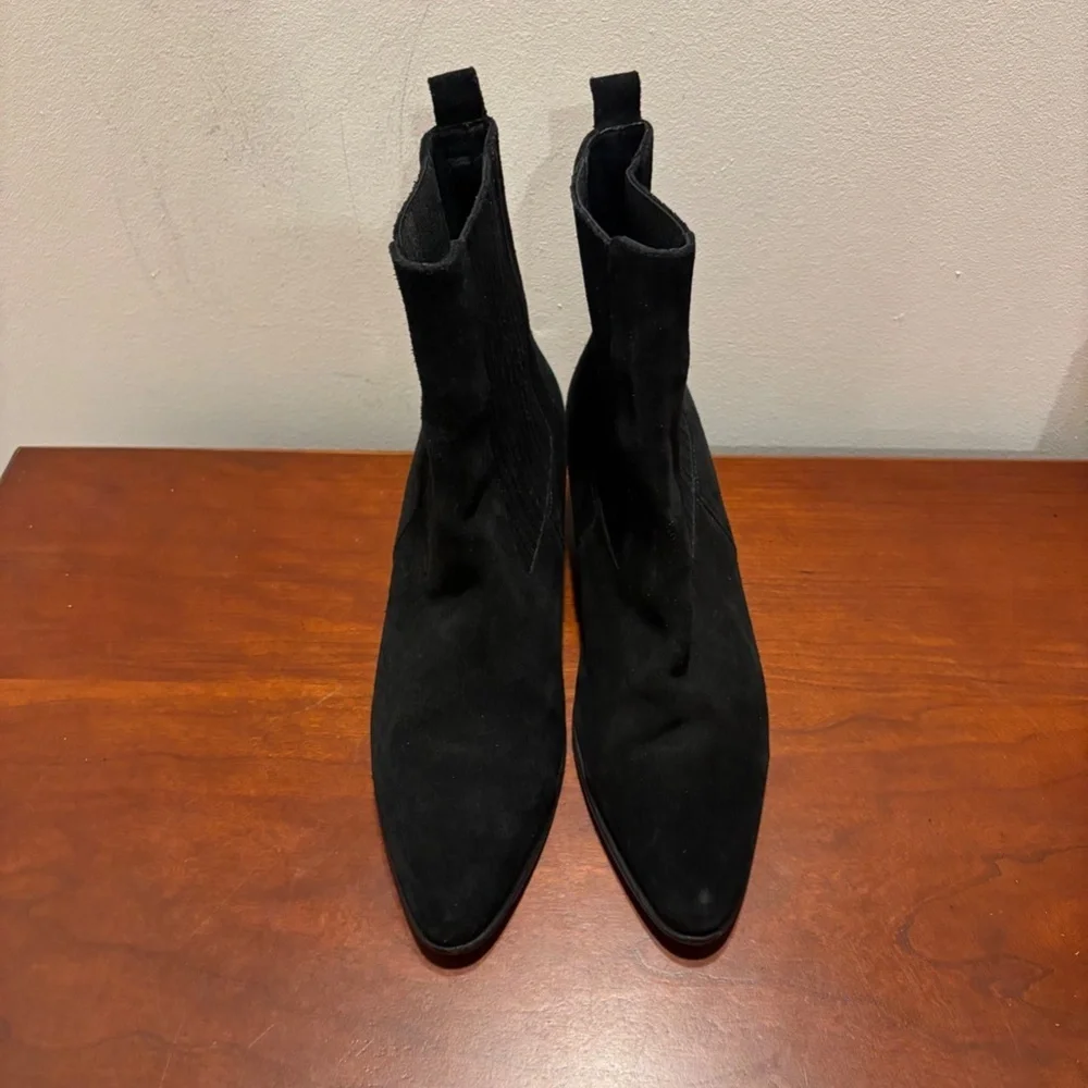 Sandro Women's Suede Ankle Boots in Black Size 39/8.5